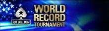PokerStars - oslava 100 miliard odehraných hand na online pokerové herně PokerStars - World Record turnaj