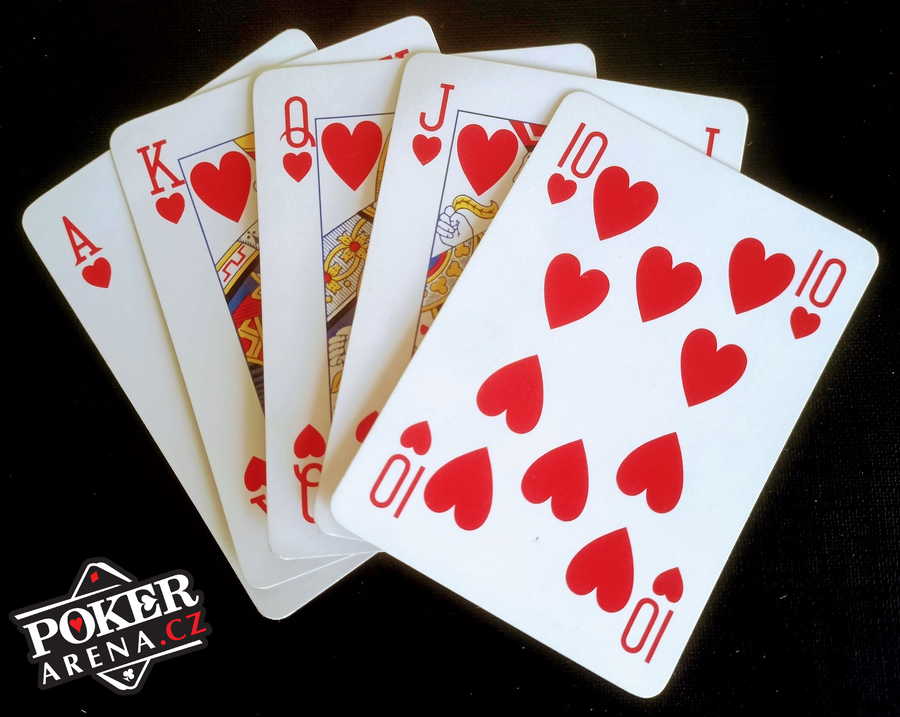 Royal Flush je nejvyšší výherní kombinací v pokeru