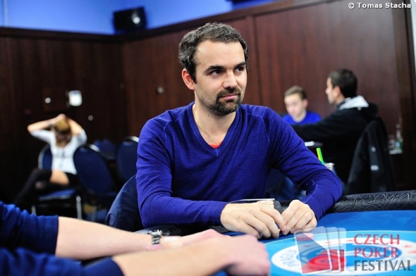 Petr Bulíř v turnaji Czech Poker Festival - MČR v NLH 6maxu