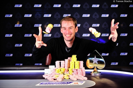 Tobias Peters - high roller winner Eureka Poker Tour 5 Hamburg Tomas Stacha