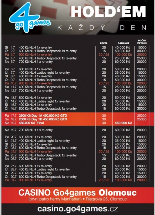 Casino olomouc poker