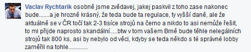 Václav Rychtařík na facebooku