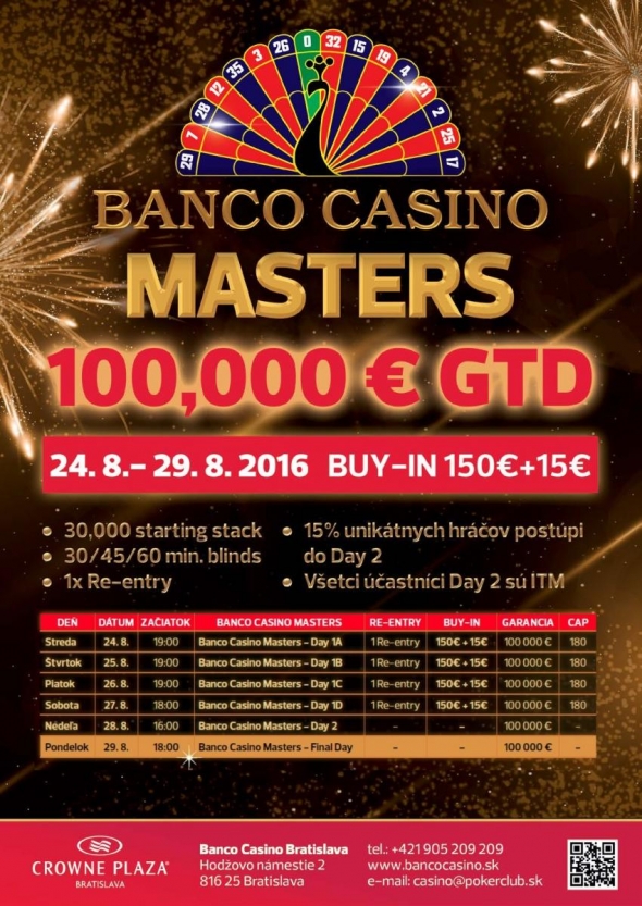Banco casino prague poker