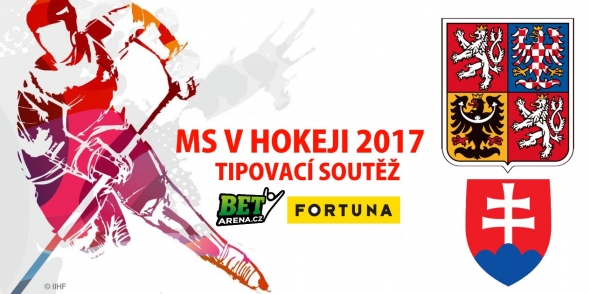 Tipovací soutěž pro MS v hokeji 2017 na portálu Bet-Arena.cz