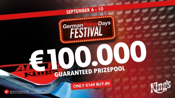 German Poker Days v King's o €100,000 GTD