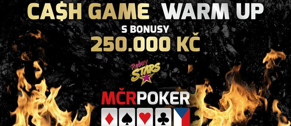 Cash Game Warm-Up o 250 000 Kč začíná v Rebuy Stars Savarin už dnes