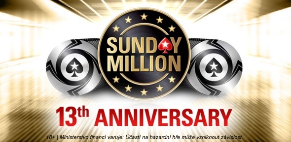 Hrajte o $10 milionů ve výročním Sunday Millionu!