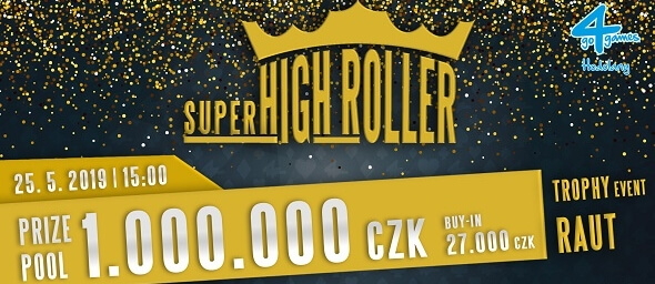 Květnový Super High Roller o 1 000 000 Kč