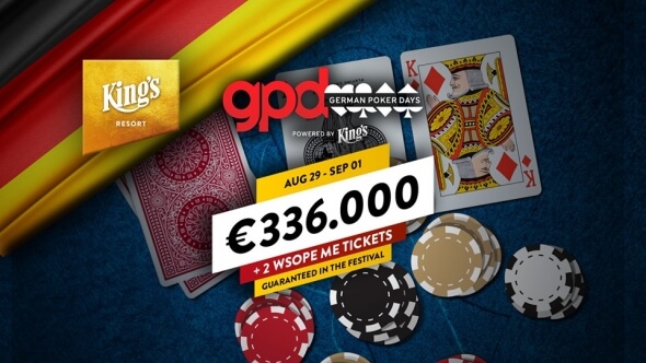 German Poker Days se vrací do King's s garancí €336,000