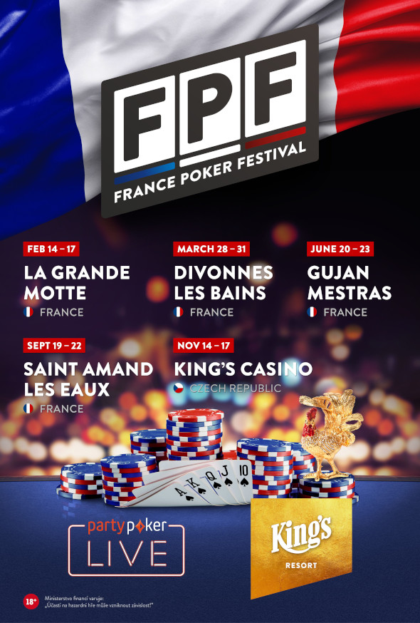 France Poker Festival je součástí partypoker LIVE