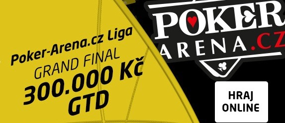 Poker-Arena liga - V neděli se hraje o 300,000 Kč!