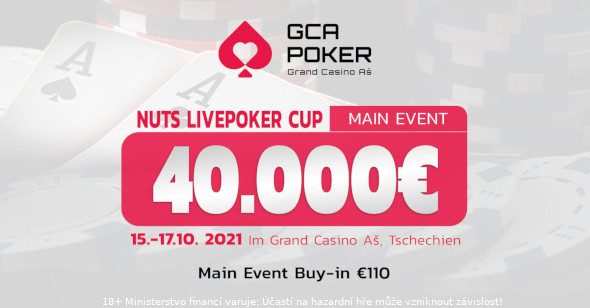 Nuts Livepoker Cup se vrací s garancí €40,000