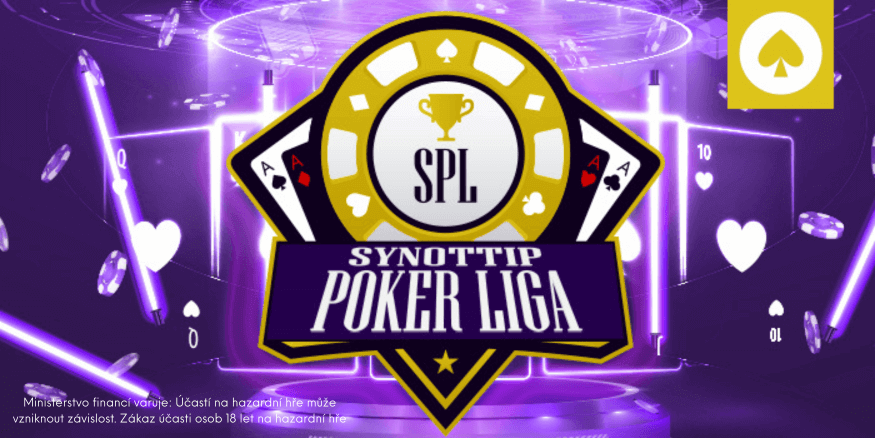 Synot Tip Poker Liga 2024 garantuje v sobotu a pondělí celkem 1.800.000 Kč