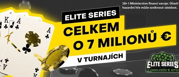 Elite Series na Fortuna Pokeru garantuje v turnajích celkem €7.000.000!