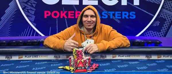 Vítěz Czech Poker Masters Milan Kalijanko