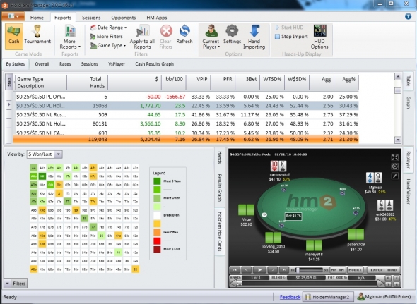 Poker - statistický software