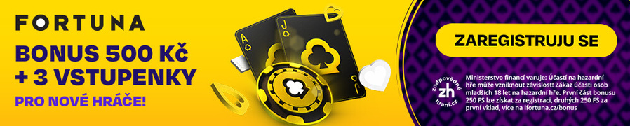 Zahrajte si poker na Fortuně s&nbsp;bonusem
