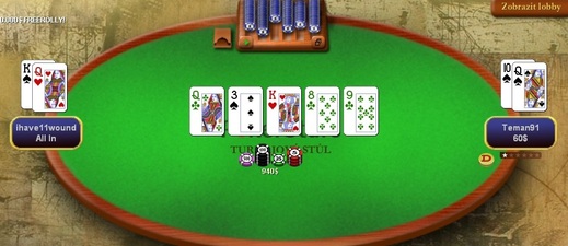 pokerových hand - Nikdy nekončí, pokud ...