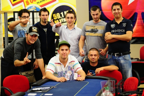Tomáš Knespl - vítěz Poker-Arena.cz Deep Turbo na Pardubickém pokerovém festivalu