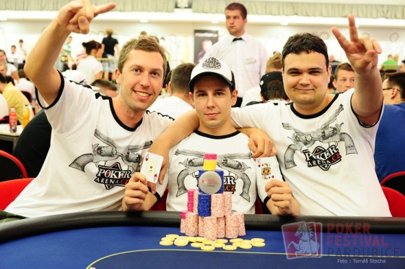 Tým Poker-Arena.cz vítězí na Pardubickém pokerovém festivalu