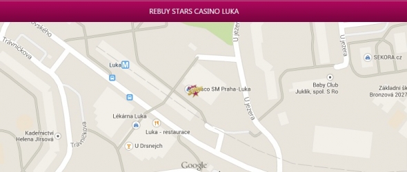 Populární pražské kasino Rebuy Stars nabízí poker cash game i turnaje - mapa