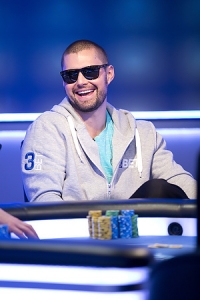 David 'Doc' Sands - chipleader finálového stolu Super High Rolleru na PokerStars Caribbean Adventure 2013