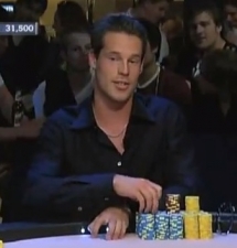 Patrik Antonius na finálovém stole EPT2 Barcelona