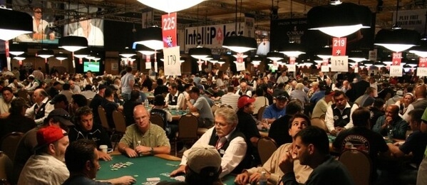 WSOP pohled do poker roomu