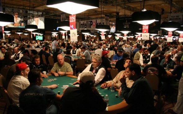 WSOP pohled do poker roomu