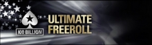 PokerStars - oslava 100 miliard odehraných hand na online pokerové herně PokerStars - Ultimate Million Freeroll