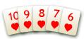 Straight flush neboli postupka v&nbsp;barvě poker
