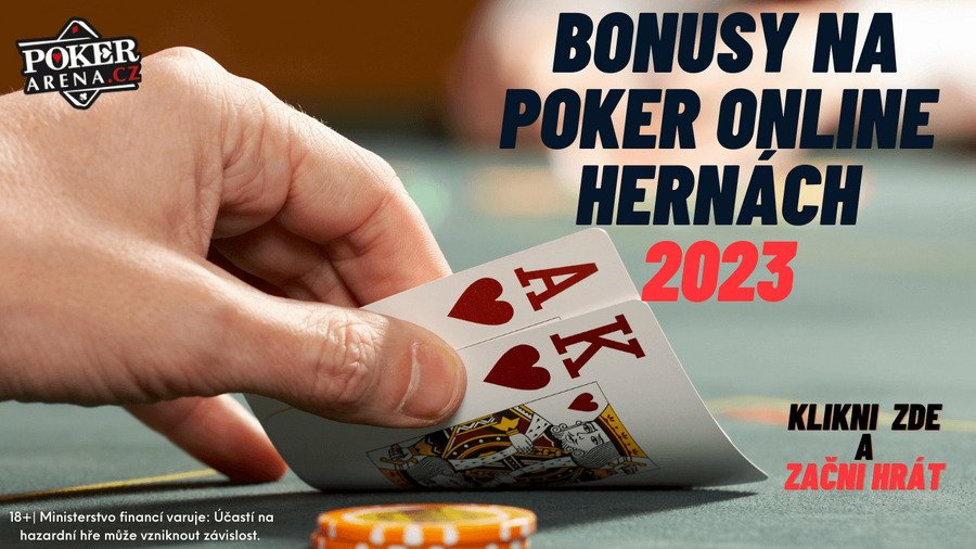 Bonusy na českých Online poker hernách 2023