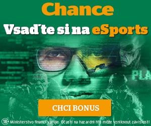 Vsaďte si na esporty u sázkové kanceláře Chance a získejte 200 Kč zdarma