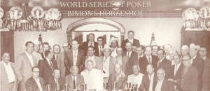 Historická fotka z prvního ročníku World Series of Poker