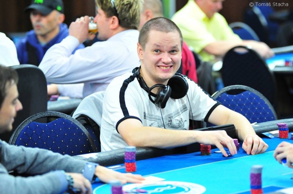 Petr Jelínek ve finálovém freerollu ČPT - foto Tomáš Stacha