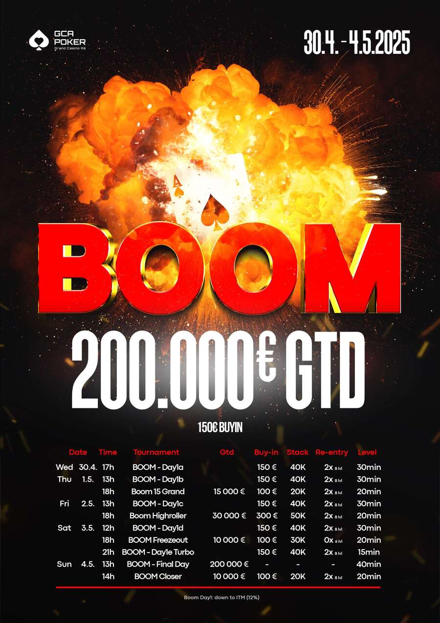 Program turnajů Grand Casino Aš