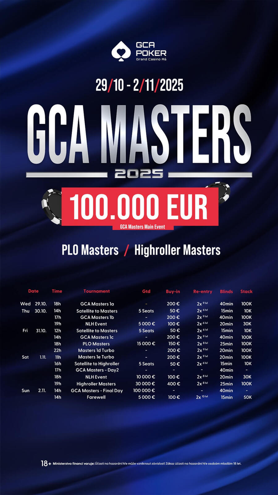 Program turnajů Grand Casino Aš Program turnajů Grand Casino Aš