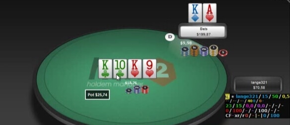 Pokerové video na cash game - netradiční betsizingy na riveru