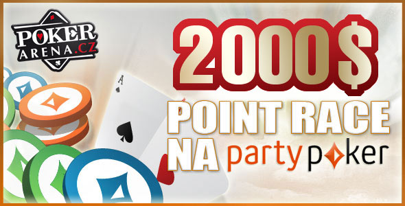 Závod o 2 000$ jen pro naše hráče na online pokerové herně Party Poker Závod o 2 000$ jen pro naše hráče na online pokerové herně Party Poker