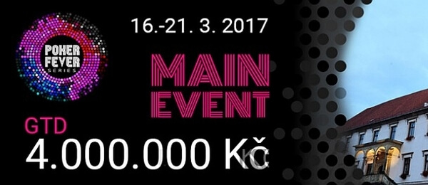 Poker Fever Main Event nabízí garanci 4 000 000 Kč