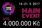 Poker Fever Main Event nabízí garanci 4 000 000 Kč
