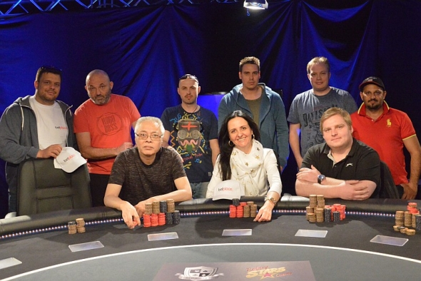 Fináloý stůl dubnové České Pokerové Tour