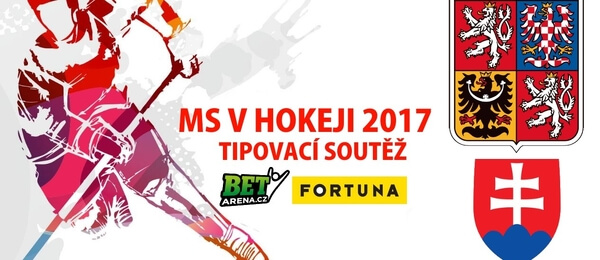 Tipovací soutěž pro MS v hokeji 2017 na portálu Bet-Arena.cz