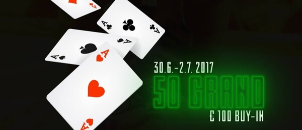 Červencový Fifty Grand v Aši o €50,000 GTD