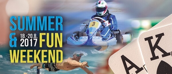 Summer &amp; Fun Veekend v Aši: Poker, motokáry, plážový volejbal