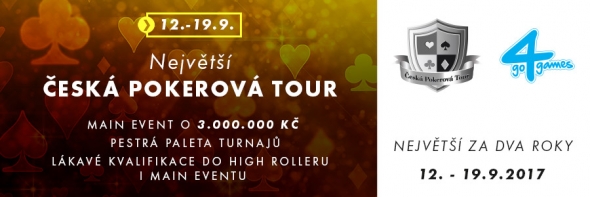 Zářijová ČPT opět na Moravě s garancí 3 000 000 Kč