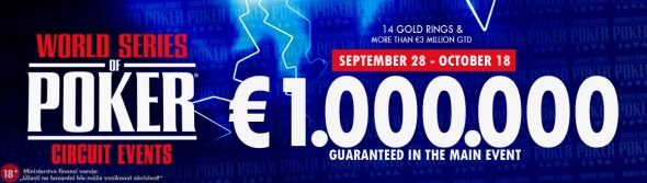 Koncem měsíce odstartuje WSOP Europe