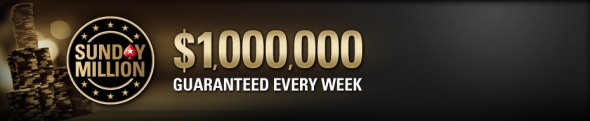 PokerStars Sunday Million týdně o $1,000,000