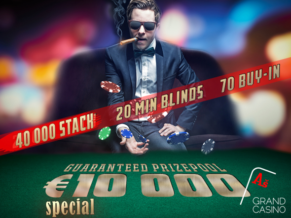 Grand Casino: Deepstack víkend o €23,000 GTD