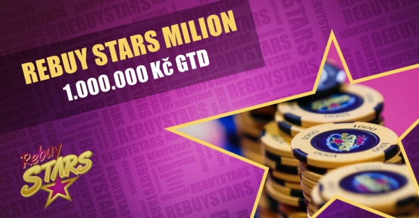 Rebuy Stars: říjnový major o 1 000 000 Kč
